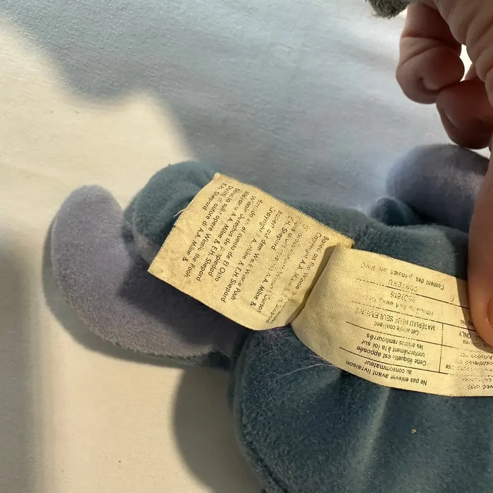 Disney Store Winnie The Pooh Mini Bean Bag Reindeer Eeyore Christmas Plush 9